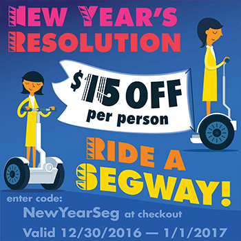 new years eve discount segway tour ad