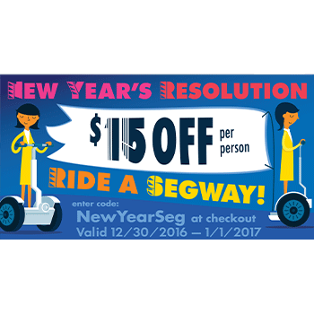new years eve discount segway tour ad